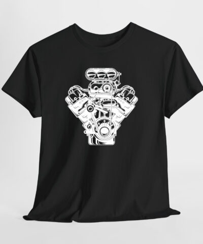 İçten Yanmalı Motor Unisex Tişört - Görsel 8