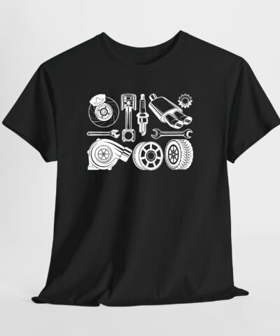 Otomotiv Parçaları Unisex Tişört - Görsel 8