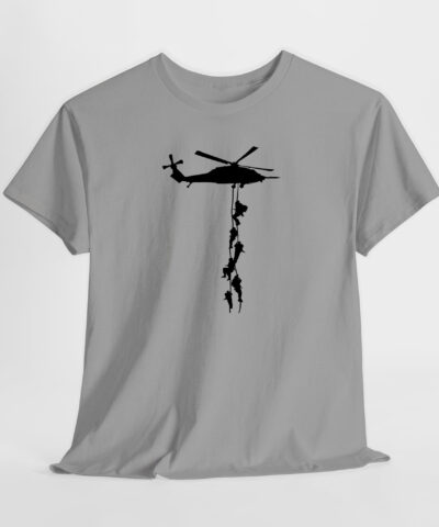 Askeri Helikopter Unisex Tişört - Görsel 7