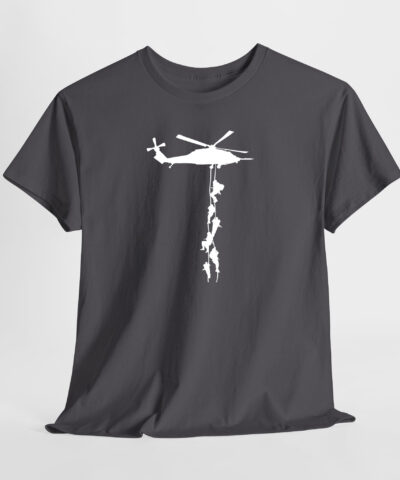 Askeri Helikopter Unisex Tişört - Görsel 6