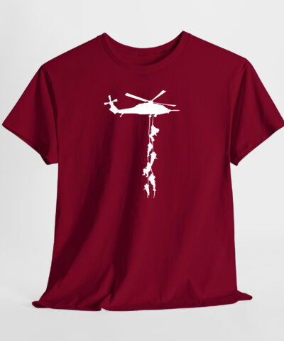 Askeri Helikopter Unisex Tişört - Görsel 5