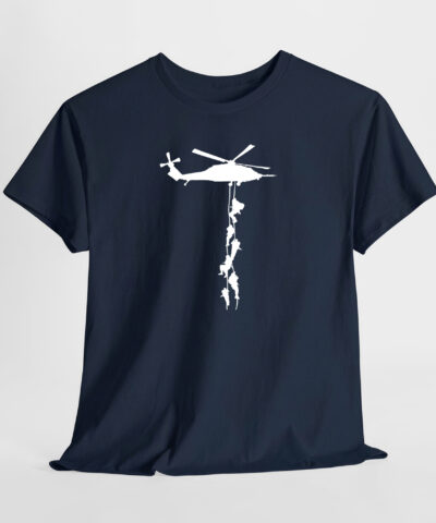 Askeri Helikopter Unisex Tişört - Görsel 3