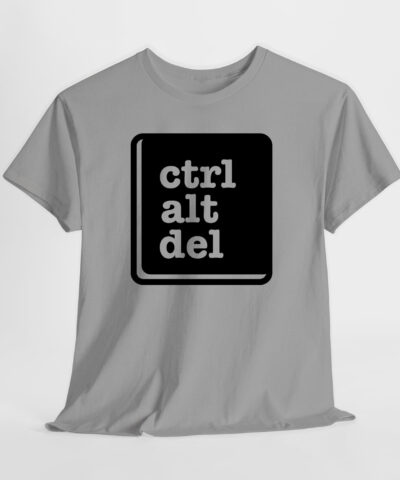 ctrl alt del Unisex Tişört - Görsel 3