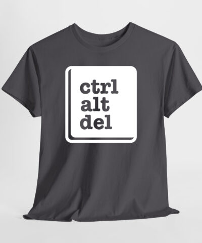ctrl alt del Unisex Tişört - Görsel 4