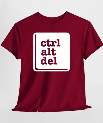 ctrl alt del Unisex Tişört - Görsel 5