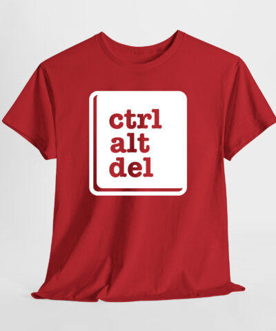 ctrl alt del Unisex Tişört - Görsel 6