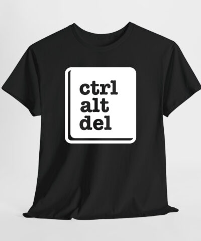 ctrl alt del Unisex Tişört - Görsel 8