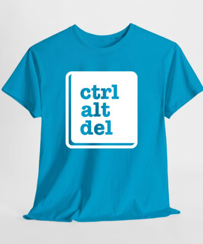 ctrl alt del Unisex Tişört - Görsel 9