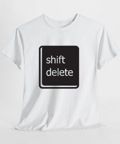 Alternative view of shift delete Unisex Tişört