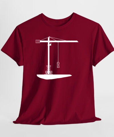 Kule Vinç Unisex Tişört - Görsel 5