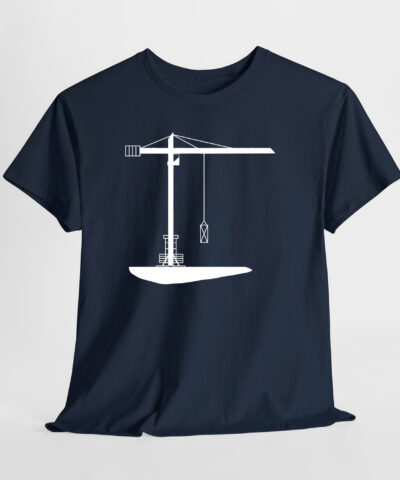 Kule Vinç Unisex Tişört - Görsel 7