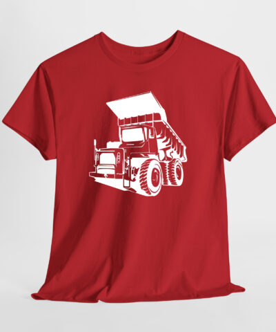 Maden Kamyonu Unisex Tişört - Görsel 6