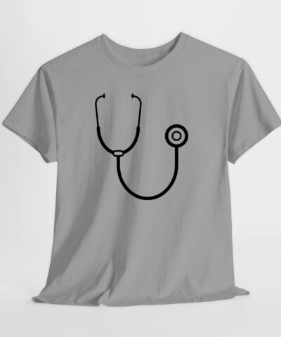 Steteskop Unisex Tişört - Görsel 9