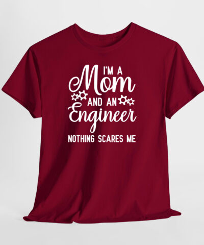 Mom and Engineer Unisex Tişört - Görsel 3