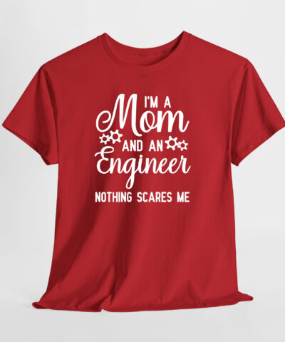 Mom and Engineer Unisex Tişört - Görsel 4