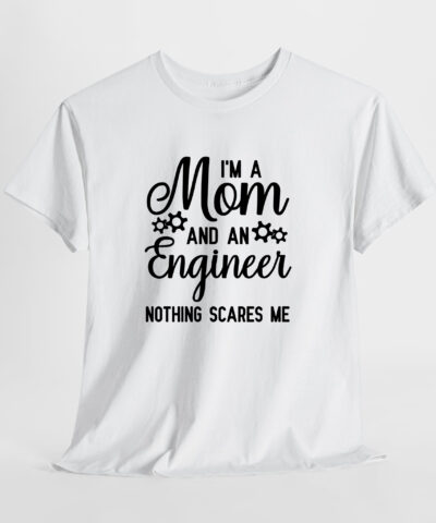 Mom and Engineer Unisex Tişört - Görsel 8