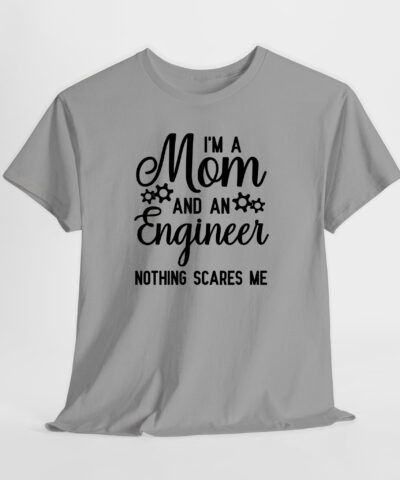 Mom and Engineer Unisex Tişört - Görsel 9