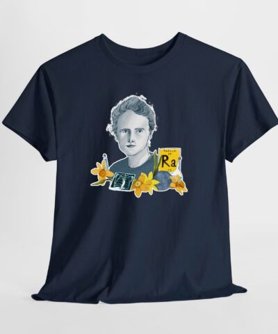 Marie Curie Unisex Tişört - Görsel 6