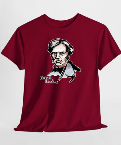 Michael Faraday Unisex Tişört - Görsel 4