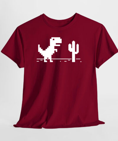 Chrome Dino Unisex Tişört - Görsel 3