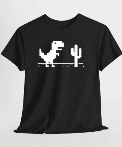 Chrome Dino Unisex Tişört - Görsel 7