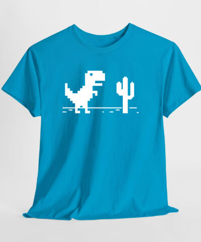 Chrome Dino Unisex Tişört - Görsel 8