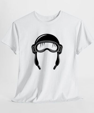 Alternative view of Havacı Retro Kask Unisex Tişört