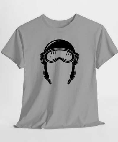 Havacı Retro Kask Unisex Tişört - Görsel 3