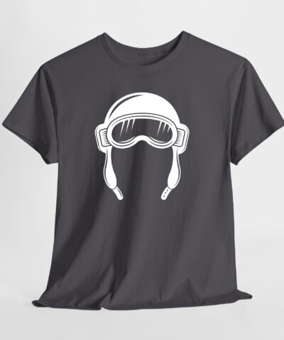 Havacı Retro Kask Unisex Tişört - Görsel 4