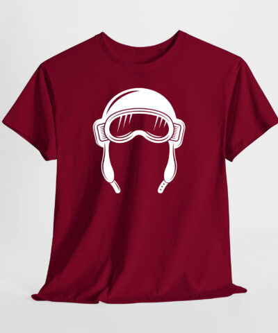 Havacı Retro Kask Unisex Tişört - Görsel 5