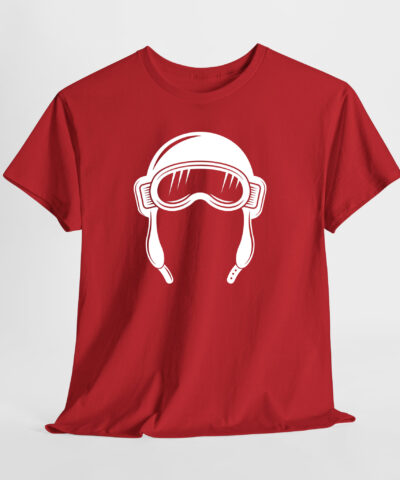 Havacı Retro Kask Unisex Tişört - Görsel 6