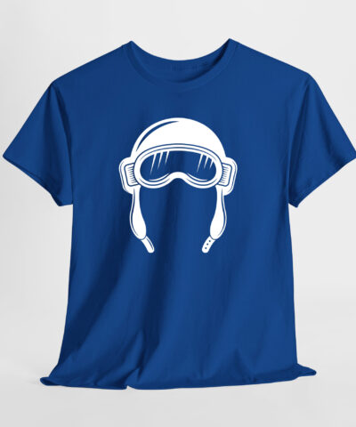 Havacı Retro Kask Unisex Tişört - Görsel 7