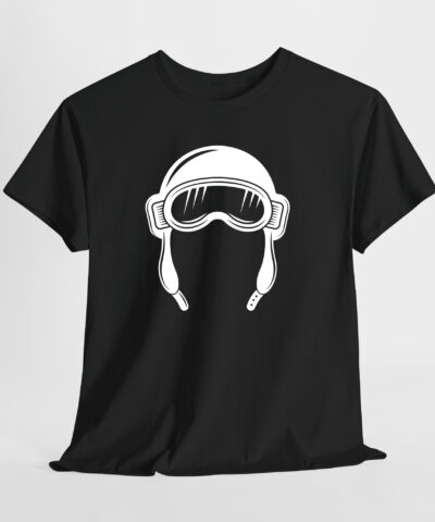 Havacı Retro Kask Unisex Tişört - Görsel 8