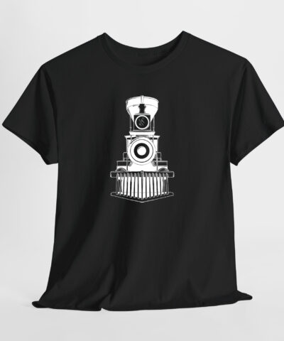 Retro Lokomotif Unisex Tişört - Görsel 8