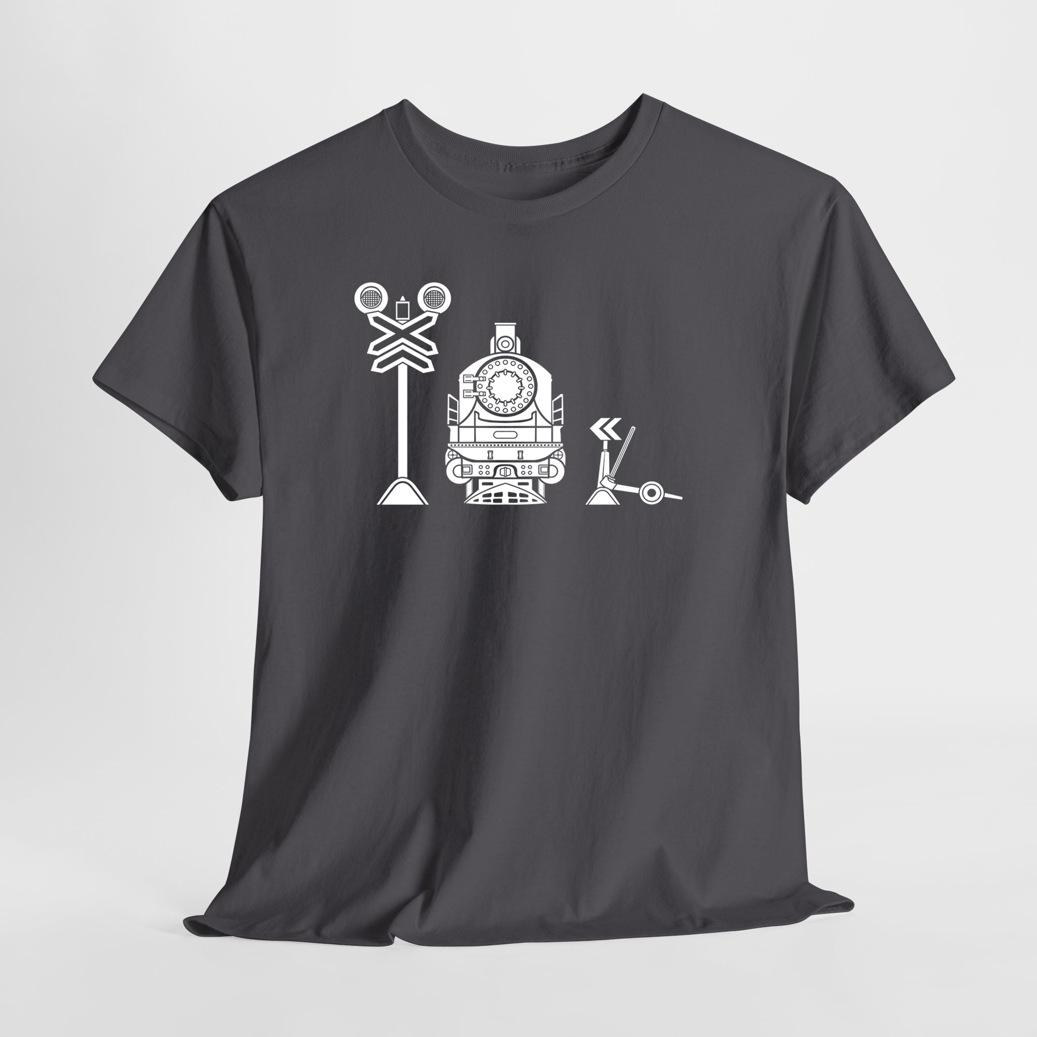 Retro Lokomotif 2 Unisex Tişört - Görsel 2