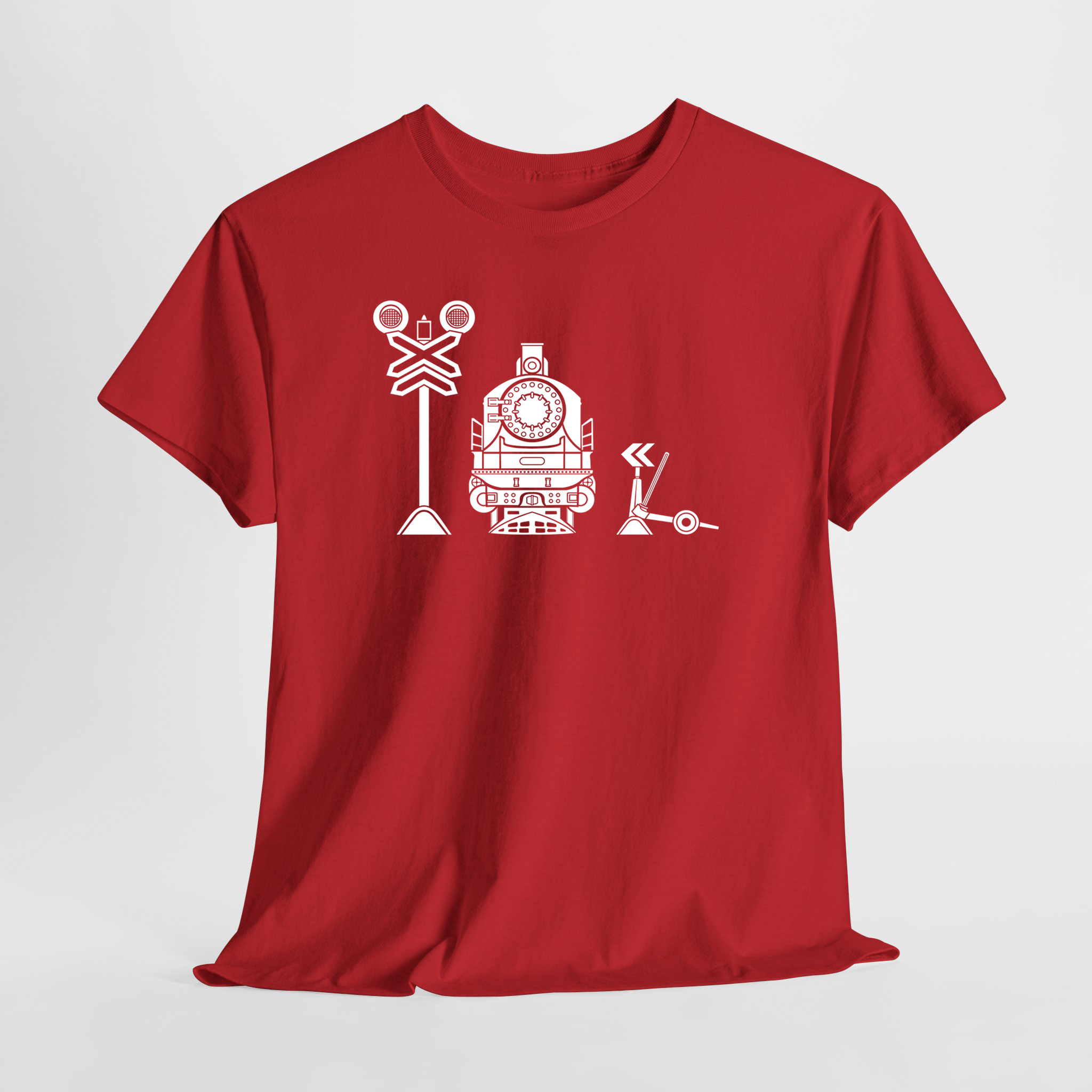 Retro Lokomotif 2 Unisex Tişört - Görsel 4