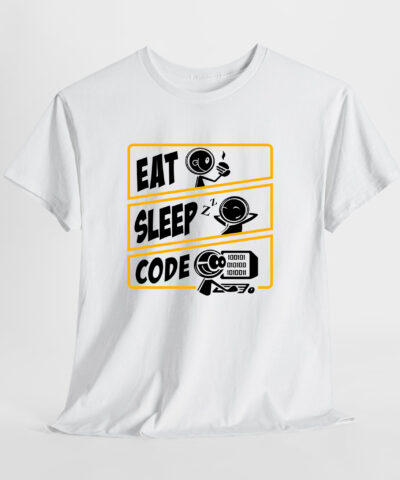 Alternative view of Eat Sleep Code Unisex Tişört