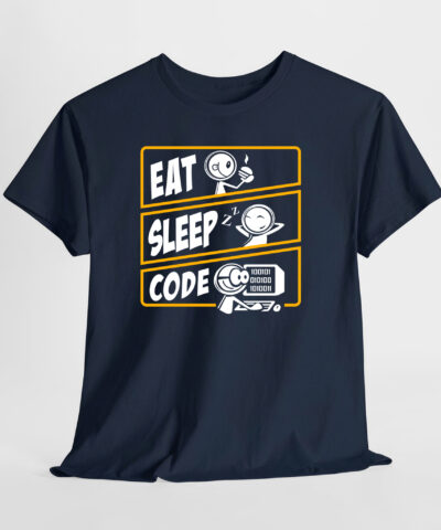 Eat Sleep Code Unisex Tişört