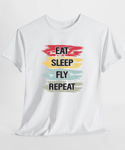 Alternative view of Eat, Sleep, Fly, Repeat Unisex Tişört
