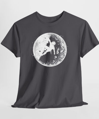 Astronot ve Ay Unisex Tişört - Görsel 3