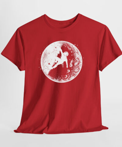 Astronot ve Ay Unisex Tişört - Görsel 5