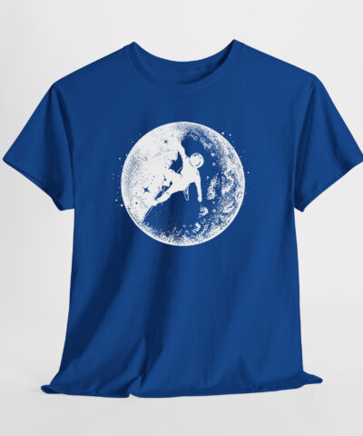 Astronot ve Ay Unisex Tişört - Görsel 7