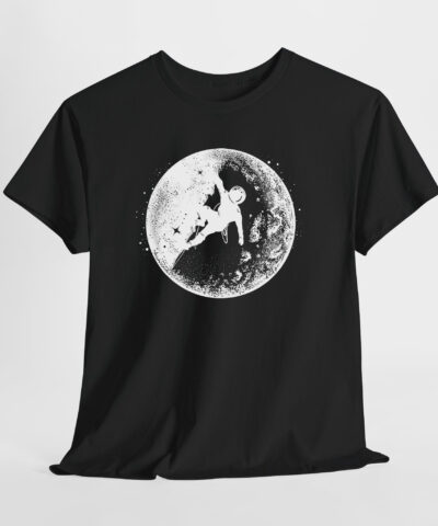 Astronot ve Ay Unisex Tişört - Görsel 8