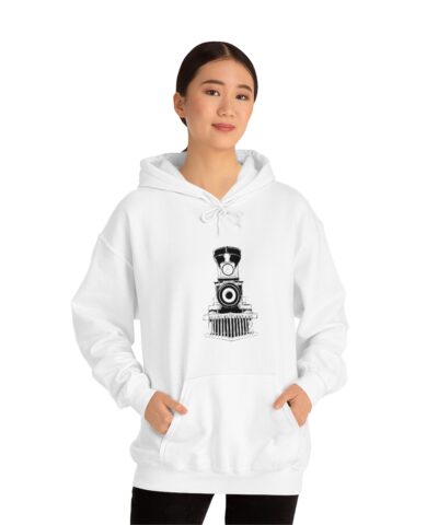 Retro Train Kapşonlu 3 İplik Şardonlu Unisex - Görsel 10