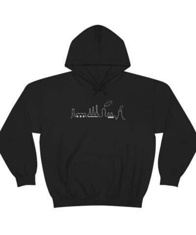 Alternative view of Endüstri, Endüstri Mühendisliği Kapşonlu 3 İplik Şardonlu Unisex
