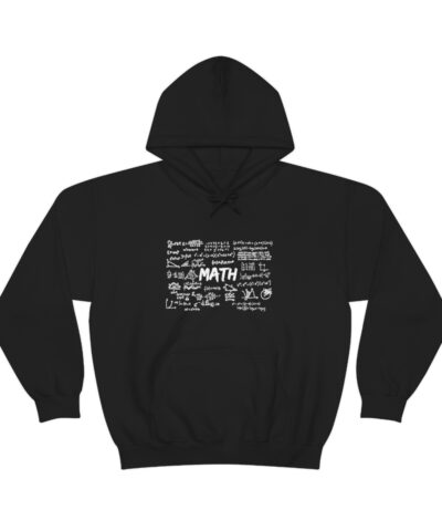 Alternative view of Matematik Kapşonlu 3 İplik Şardonlu Unisex