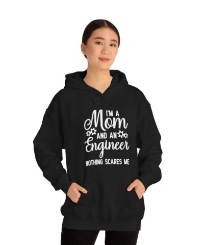 I'm An Mom And An Engineer Kapşonlu 3 İplik Şardonlu Unisex