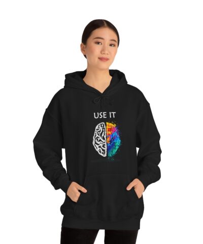 Brain Use It Kapşonlu 3 İplik Şardonlu Unisex - Görsel 3