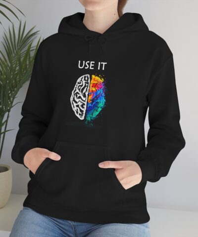 Brain Use It Kapşonlu 3 İplik Şardonlu Unisex - Görsel 7