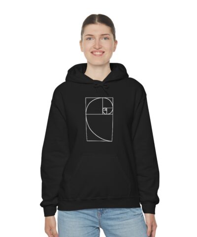 Altın Oran Matematik Geometri Kapşonlu 3 İplik Şardonlu Unisex - Görsel 5